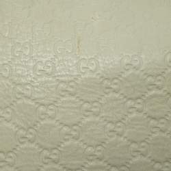 Pre Owned Gucci Mint Green Guccissima Leather Zip Shoulder Bag