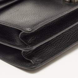 Pre Owned Gucci Black Leather Small Dionysus Shoulder Bag