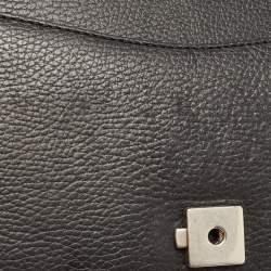 Pre Owned Gucci Black Leather Small Dionysus Shoulder Bag