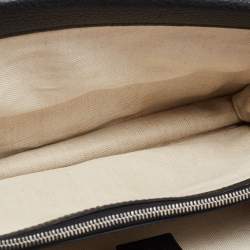 Pre Owned Gucci Black Leather Small Dionysus Shoulder Bag