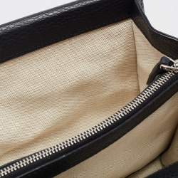 Pre Owned Gucci Black Leather Small Dionysus Shoulder Bag