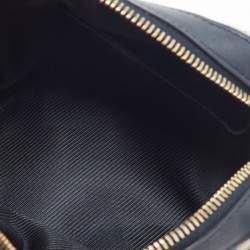 Gucci Beige/Blue GG Canvas and Leather Web Cosmetic Pouch