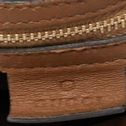 Pre Owned Gucci Brown Leather and Alligator Hobo