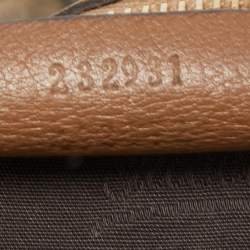 Pre Owned Gucci Brown Leather and Alligator Hobo