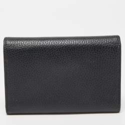 Gucci Black Leather French Wallet