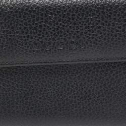 Gucci Black Leather French Wallet
