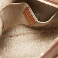Pre Owned Gucci Beige/Brown GG Canvas and Leather Bree Crossbody Bag