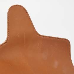 Pre Owned Gucci Beige/Brown GG Canvas and Leather Lady Web Flap Crossbody Bag