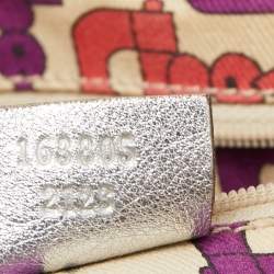Pre Owned Gucci Silver Guccissima Leather Princy Tote