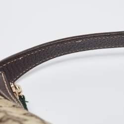 مملوكة مسبقًا Gucci Beige/Brown GG Canvas and Leather Large Princy Hobo