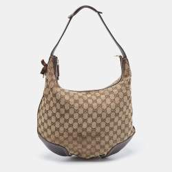 Louis Vuitton Bellevue Handbag 375338, Beige Brown GG Canvas Marrakech  Hobo Bag