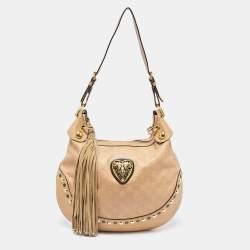 Gucci Large GG Supreme Linea Hobo - Brown Hobos, Handbags - GUC1255806