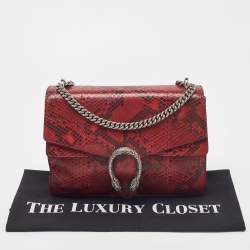 مملوكة مسبقًا حقيبة كتف غوتشي ديونيسوس متوسطة جلد أسود 