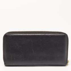 Gucci Black Leather Soho Continental Wallet