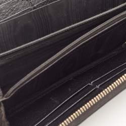 Gucci Black Leather Soho Continental Wallet