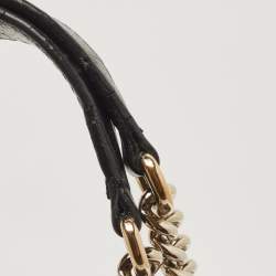 مملوكة مسبقًا Gucci Black Leather Medium Soho Chain Shoulder Bag