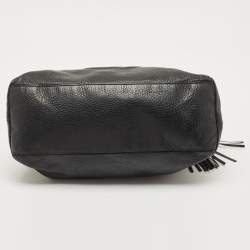 مملوكة مسبقًا Gucci Black Leather Medium Soho Chain Shoulder Bag