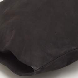 Pre Owned Gucci Black Nubuck Leather Gucci 1970 Bag