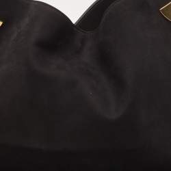 Pre Owned Gucci Black Nubuck Leather Gucci 1970 Bag
