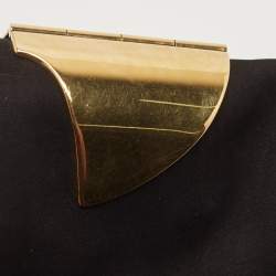 Pre Owned Gucci Black Nubuck Leather Gucci 1970 Bag