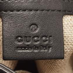 Pre Owned Gucci Black Nubuck Leather Gucci 1970 Bag