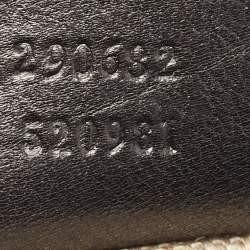 Pre Owned Gucci Black Nubuck Leather Gucci 1970 Bag
