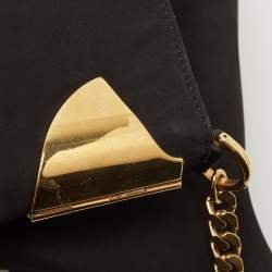 Pre Owned Gucci Black Nubuck Leather Gucci 1970 Bag