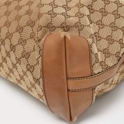 مملوكة مسبقًا حقيبة يد غوتشي GG  صناعة أصلية كانفاس بكيس كبيرة