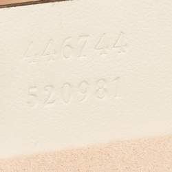 Gucci Off White Matelassé Leather Mini GG Marmont Shoulder Bag
