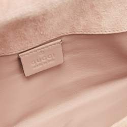 مملوكة مسبقًا Gucci Nude Micro Guccissima Patent Leather Broadway Clutch