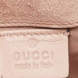 مملوكة مسبقًا Gucci Nude Micro Guccissima Patent Leather Broadway Clutch