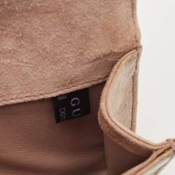 مملوكة مسبقًا Gucci Nude Micro Guccissima Patent Leather Broadway Clutch