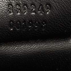 Pre Owned Gucci Black Microguccissima Patent Leather Medium Broadway Clutch