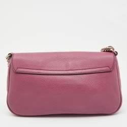 مملوكة مسبقًا Gucci Pink Leather Soho Chain Crossbody Bag