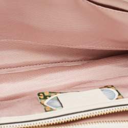 Gucci Off White Leather Medium Rajah Shoulder Bag