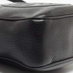 Gucci Black Leather Small Soho Disco Shoulder Bag