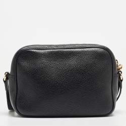 Gucci Black Leather Small Soho Disco Shoulder Bag
