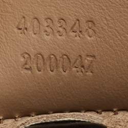 Gucci Beige GG Supreme Canvas and Suede Medium Dionysus Shoulder Bag
