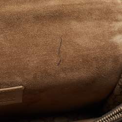 Gucci Beige GG Supreme Canvas and Suede Medium Dionysus Shoulder Bag