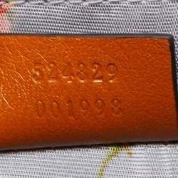 Pre Owned Gucci Beige Glazed Wicker Mini Cestino Shoulder Bag