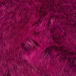 Pre Owned Gucci Purple Fur Chain Clutch