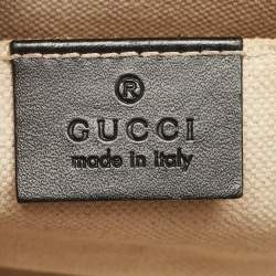 Gucci Black Guccissima Leather Small Emily Chain Shoulder Bag