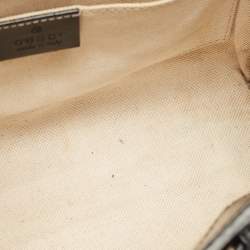 Gucci Black Guccissima Leather Small Emily Chain Shoulder Bag