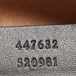 Pre Owned Gucci Black Matelasse Leather Small GG Marmont Shoulder Bag