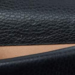 Gucci Black Leather Dionysus Super Mini Wallet on Chain