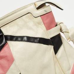 Pre Owned Gucci Multicolor Patch Leather Large Hysteria Wristlet Clutch