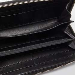 Gucci Back Guccissima Leather Zip Around Wallet