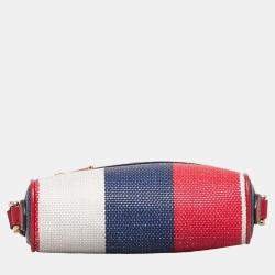 Gucci Red/Blue Striped Canvas Mini Ophidia Shoulder Bag 