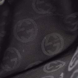 Gucci Black Guccissima Leather  Messenger Bag