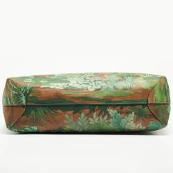 Pre Owned Gucci Red/Beige Tian GG Supreme Canvas Shopper Tote